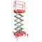 Pake Handling Tools Scissor Lift, Push-Around Drive, 660 lb Cap., 19 ft Max Height PAKSL-SJY0348-SE - alternate 2